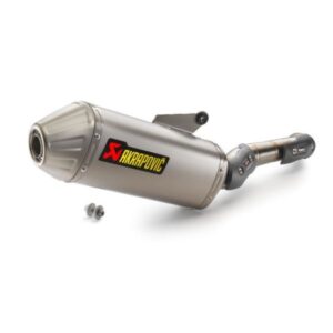 Potencia y rendimiento se unen con el escape Akrapovic para 890 ADV / 901 NORDEN: diseño de alta calidad para un sonido y respuesta excepcionales.