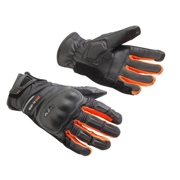 Guantes Tourrain WP: Alto rendimiento y protección en tus viajes. Cortaviento, impermeables y con protectores en dedos y nudillos. ¡Viaja seguro y con estilo! 🛵🌟