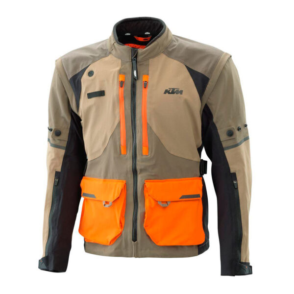 La chaqueta Defender es una prenda de calidad premium diseñada específicamente para los entusiastas del offroad. Con su tejido laminado hidrófugo y costuras reforzadas, esta chaqueta te mantendrá seco e incluso protegido en las condiciones más difíciles.