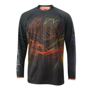 Polera Gravity FX Air: Ultraligera, ajuste óptimo, estampados resistentes, ideal para motocross y ciclismo de montaña. ¡Rendimiento y estilo excepcionales!